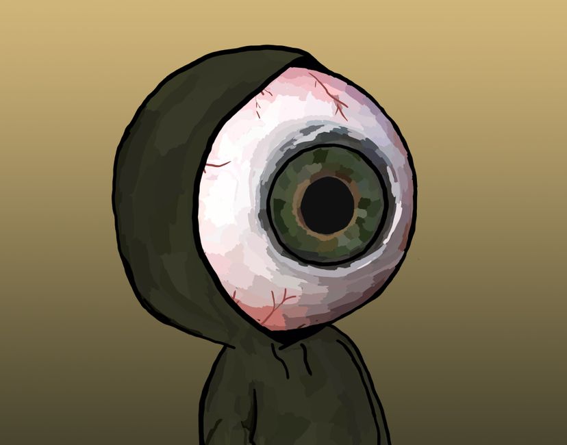 Nft Eyeball #2 BlankHoodie