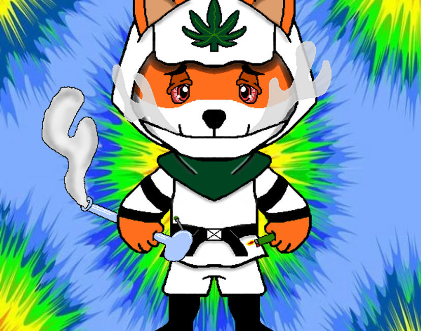 Nft Stoner Shiba 1/27