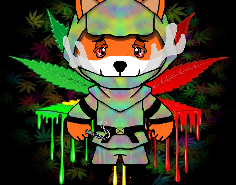 Nft Stoner Shiba 4/27