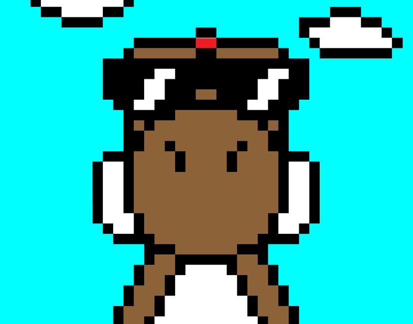 Nft Brown Cool Yoshi