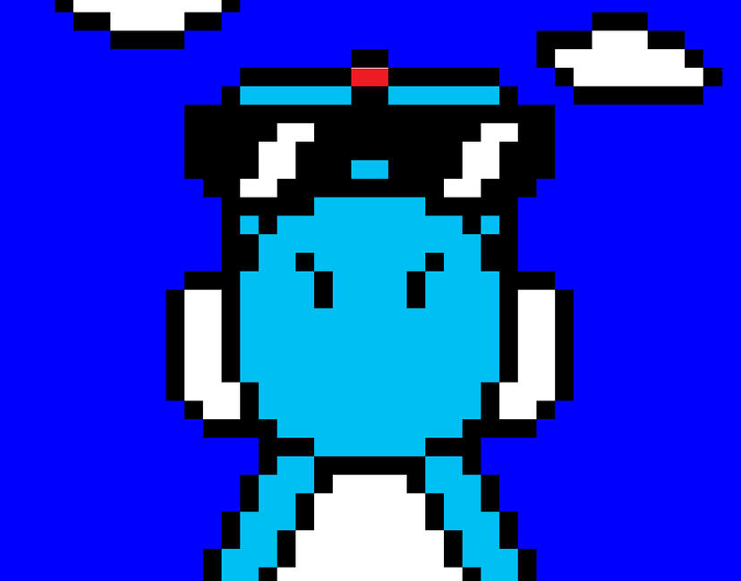 Nft Light Blue Cool Yoshi