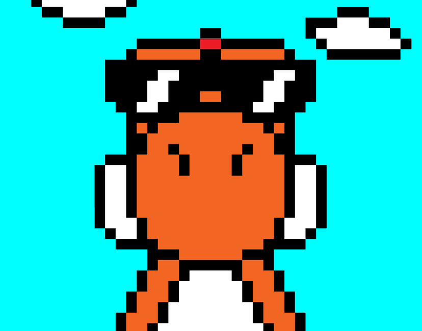 Nft Orange Cool Yoshi
