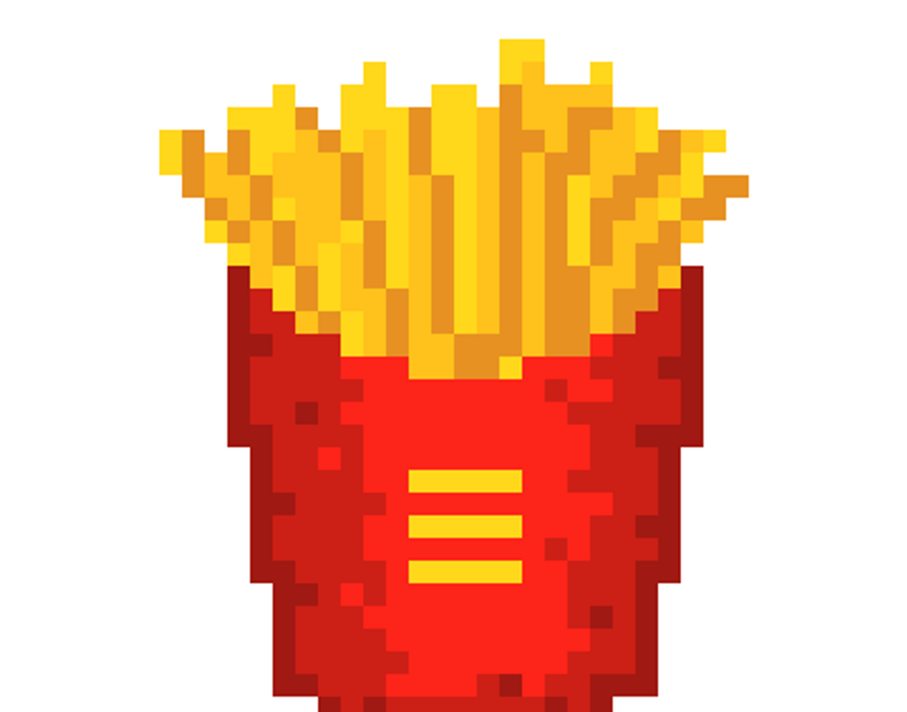 Nft Pixel Fries #002