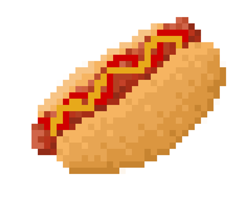 Nft Pixel Hotdog 1/1