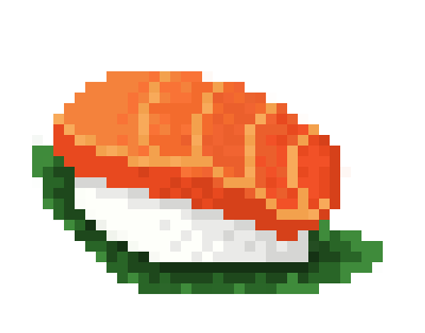 Nft Pixel Sushi -Salmon Nigiri 1/1