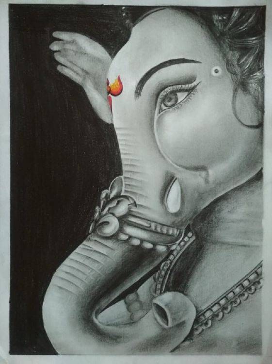 Drawing Ganpati bappa. || it's arttrap. || - YouTube