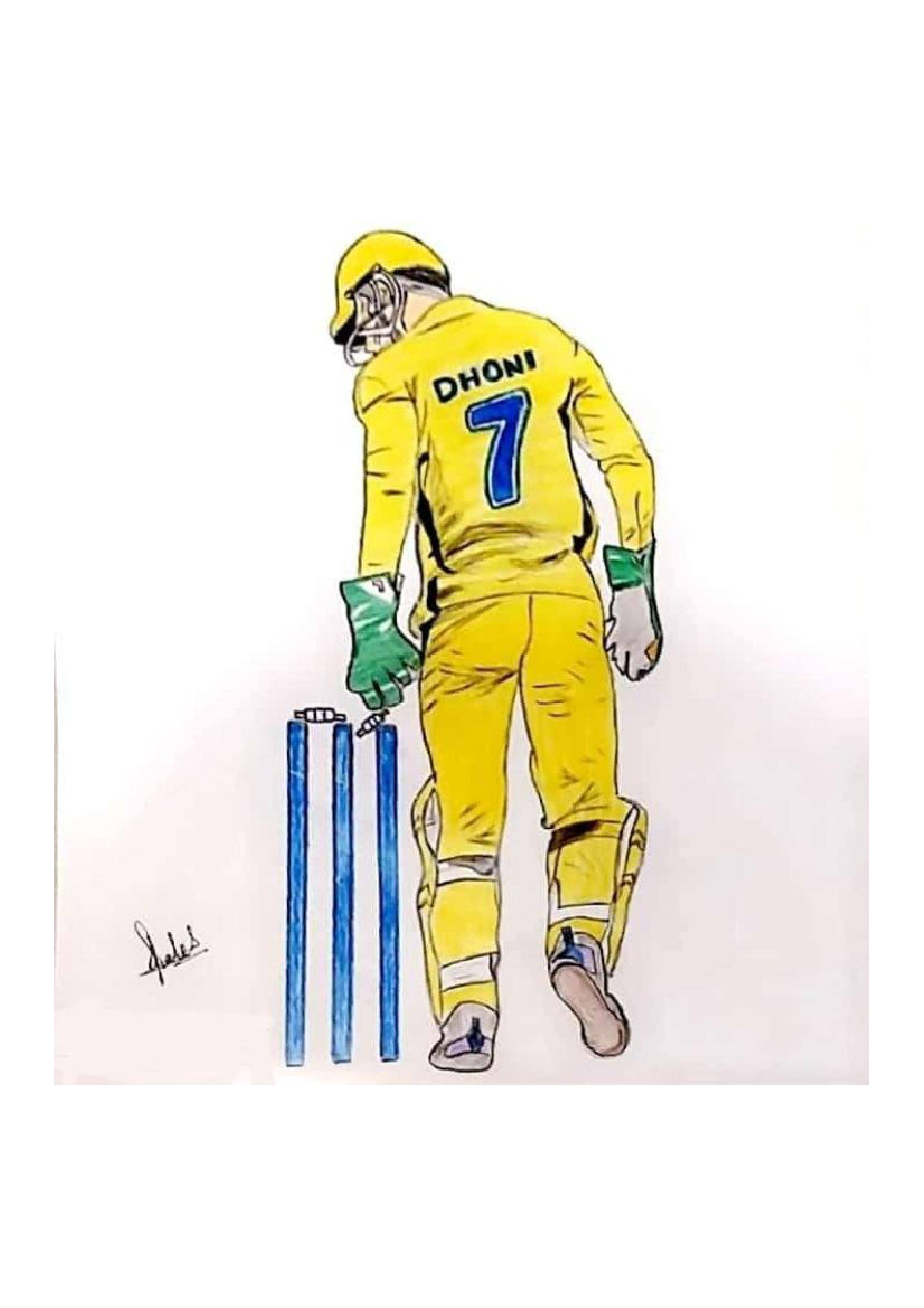 MS Dhoni my pencil drawing | Pencil sketch images, Canvas drawings,  Portraiture drawing